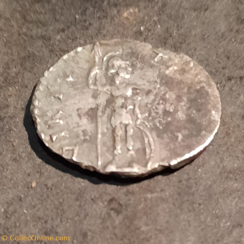 Pescenius Niger A/Tete a d R/Buste laure a d R/Mars a g +194 D18.5 P 2.33 RIC94 C81 monnaie antique av jc ap romaine republicaine imperiale pescenius niger a tete a d r buste laure a d r mars a g 194 d18 5 p 2 33 ric94 c81