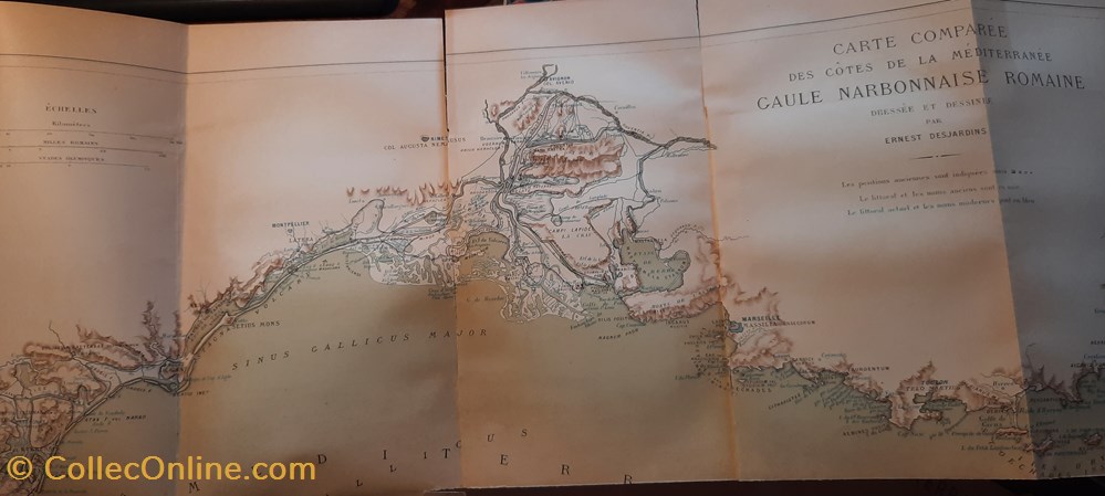 livres bd revues geographie de la gaule romaine par par ernest desjardins 1876 librairie hachette