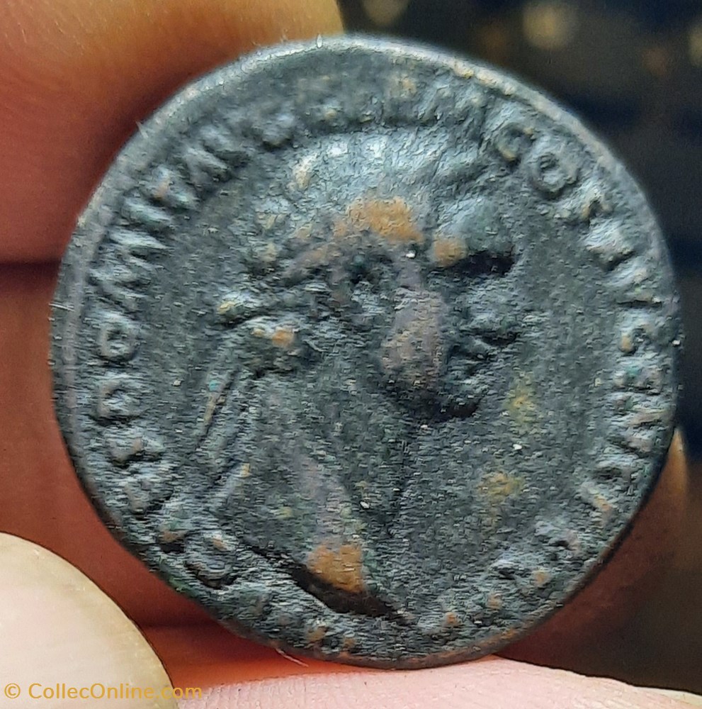 monnaies antiquite av jc ap romaines republicaines imperiales domitien a tete lauree a d r virilite debout a d d27 6 p 10 41g c655 ric650 rcv2798