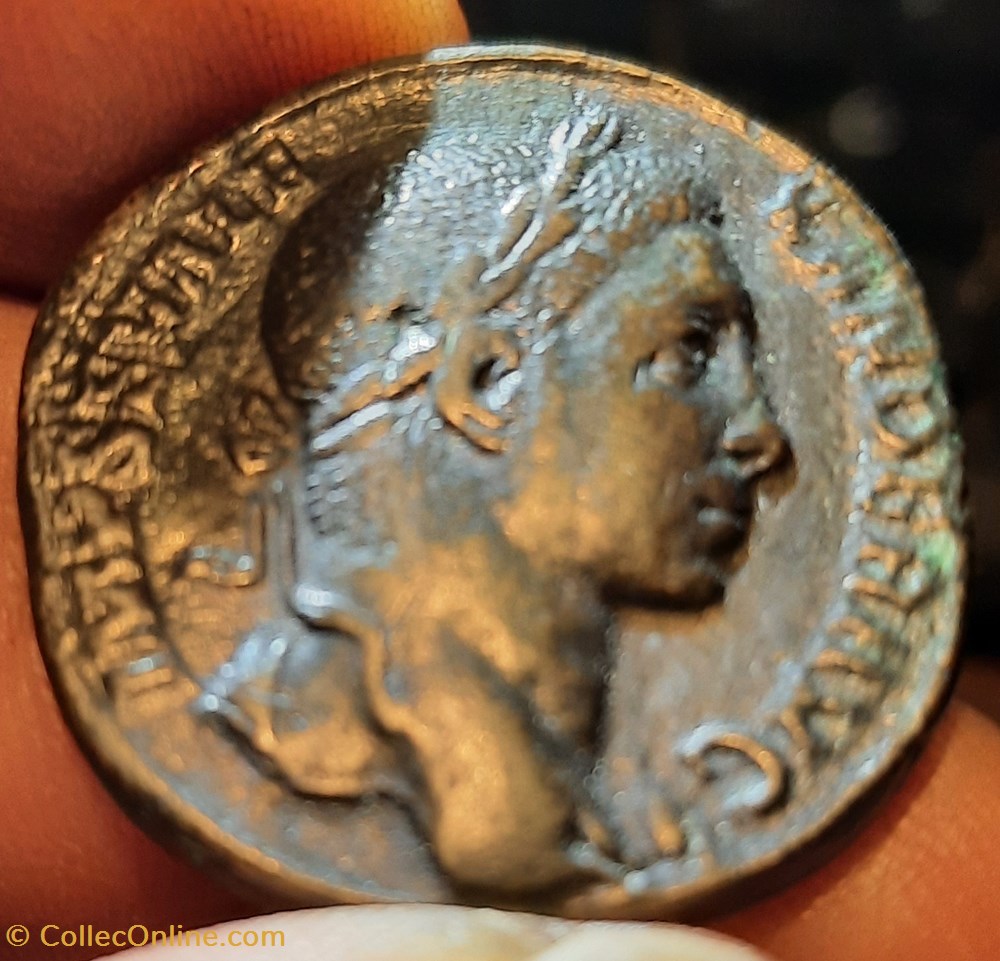 Alexandre Severe A/Buste laure a d R / Quadrige a d D29 P 18.25g C377 RIC 495 RCV 7997 monnaies antiquite av jc ap romaines republicaines imperiales alexandre severe a buste laure a d r quadrige a d d29 p 18 25g c377 ric 495 rcv 7997
