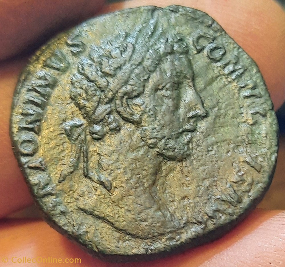 Commode A/Tete lauree a d R/Annone debout a g D30.2 P22.29 g RIC 307b C5 monnaies antiquite av jc ap romaines republicaines imperiales commode a tete lauree a d r annone debout a g d30 2 p22 29 g ric 307b c5