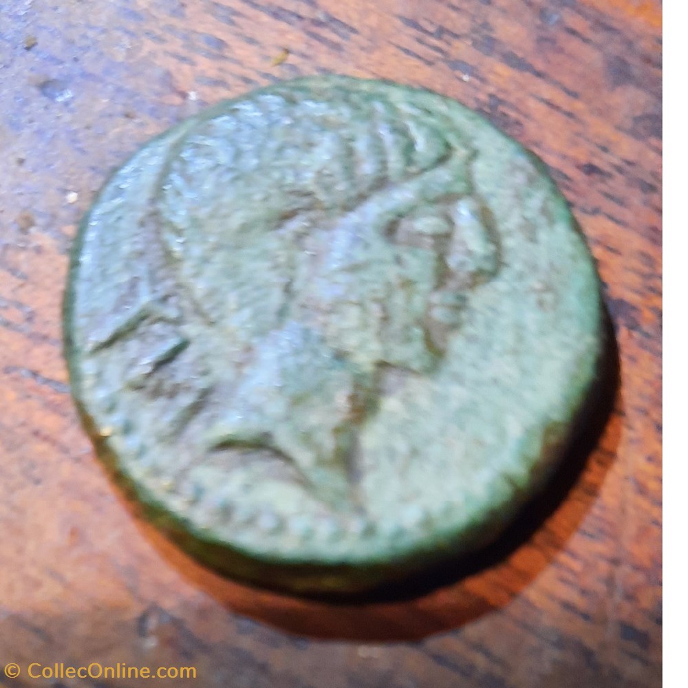 Iberique Kese A /Tete nue a d R / Cavalier portant palme D22.3 P 7.59g Feugere KES 160 2 monnaie antique jc ap gauloise iberique kese a tete nue a d r cavalier portant palme d22 3 p 7 59g feugere kes 160