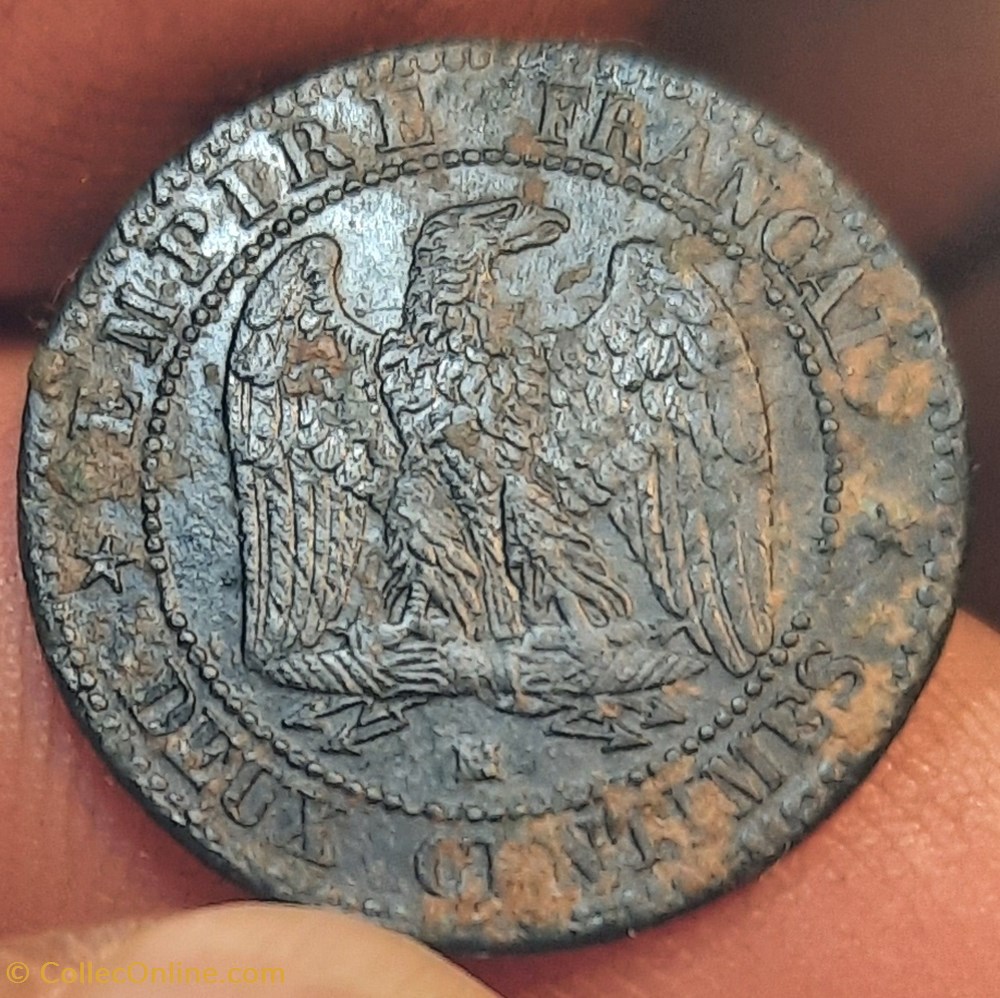 Napoleon 3 A/ Tete nue a g R/Aigle D20 P1.69g F107/42 monnaies france modernes napoleon 3 a tete nue a g r aigle d20 p1 69g f107 42