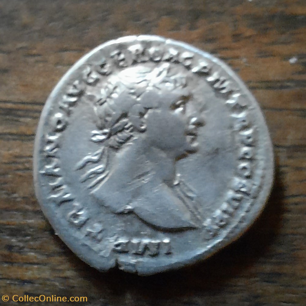 Trajan A/Buste laure a d R/Statue equestre a d D 19.3 P3.15g RIC 291 C 497 monnaie antique av jc ap romaine republicaine imperiale trajan a buste laure a d r statue equestre a d d 19 3 p3 15g ric 291 c 497