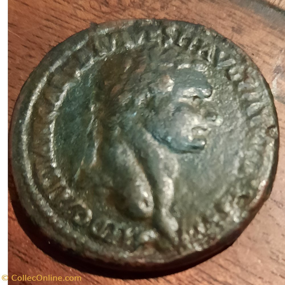 Domitien Sesterce A/Tete nue a d R/Mars a d +82 D36.1 P 24,25g RCV 2768 C 345 .RIC 448 Lyon monnaie antique av jc ap romaine republicaine imperiale domitien sesterce a tete nue a d r mars a d 82 d36 1 p 24 25g rcv 2768 c 345 ric 448 lyon