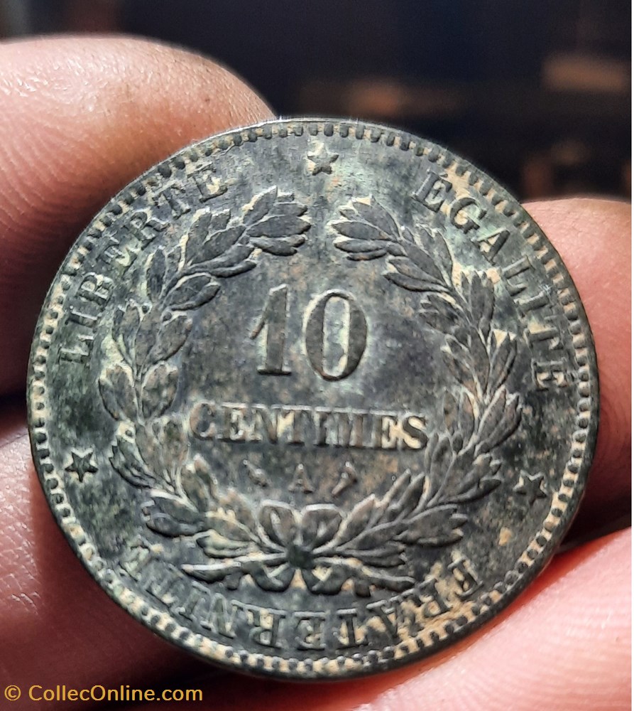 Troisieme Republique A /Tete Ceres a g R/Legende ,couronne olivier et laurier D30.2 P9.65g F135/44 monnaies france modernes troisieme republique a tete ceres a g r legende couronne olivier et laurier d30 2 p9 65g f135 44