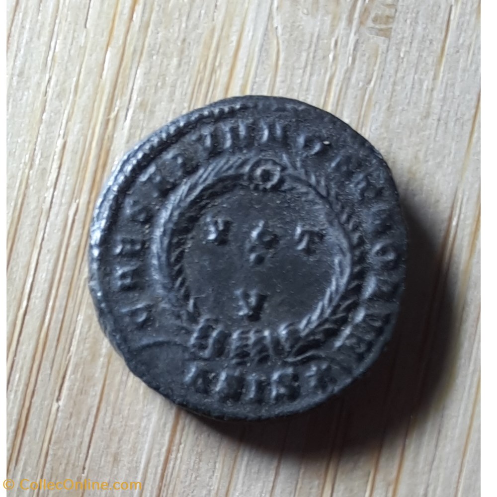 Constantin 2 A/Tete lauree a d R/Couronne +320+321 D18.2 P 2.90g RCV 17193 RIC 163(R) C 31 monnaie antique av jc ap romaine republicaine imperiale constantin 2 a tete lauree a d r couronne 320 321 d18 2 p 2 90g rcv 17193 ric 163 r c 31