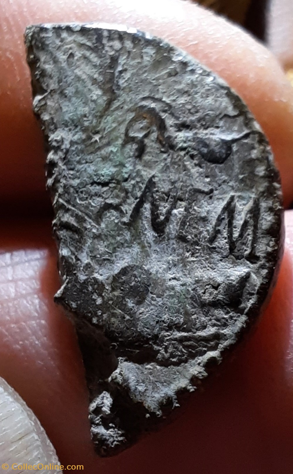 Nimes demi dupondius A/Tete Agrippa R/Crocodile -16-14 D26 P5.39g monnaies antiquite av jc ap romaines provinciales nimes demi dupondius a tete agrippa r crocodile 16 14 d26 p5 39g