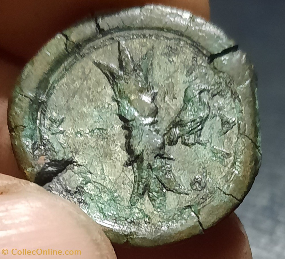 Grece Sicile Syracuse 2 monnaies antiques grece sicile syracuse