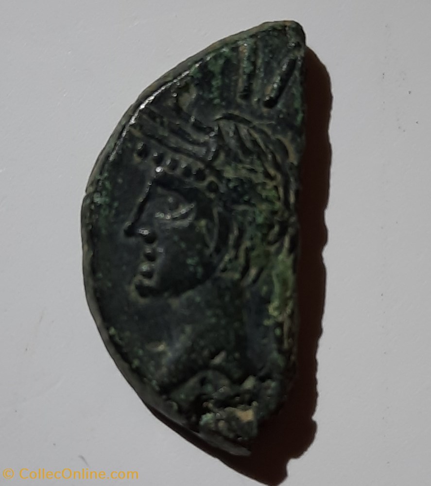 Nimes As A/Tete Agrippa a g R/Crocodile -16-15 D 23.5 P4.5g LT 2778 RIC 155 monnaie antique av jc ap nimes as a tete agrippa a g r crocodile 16 15 d 23 5 p4 5g lt 2778 ric 155