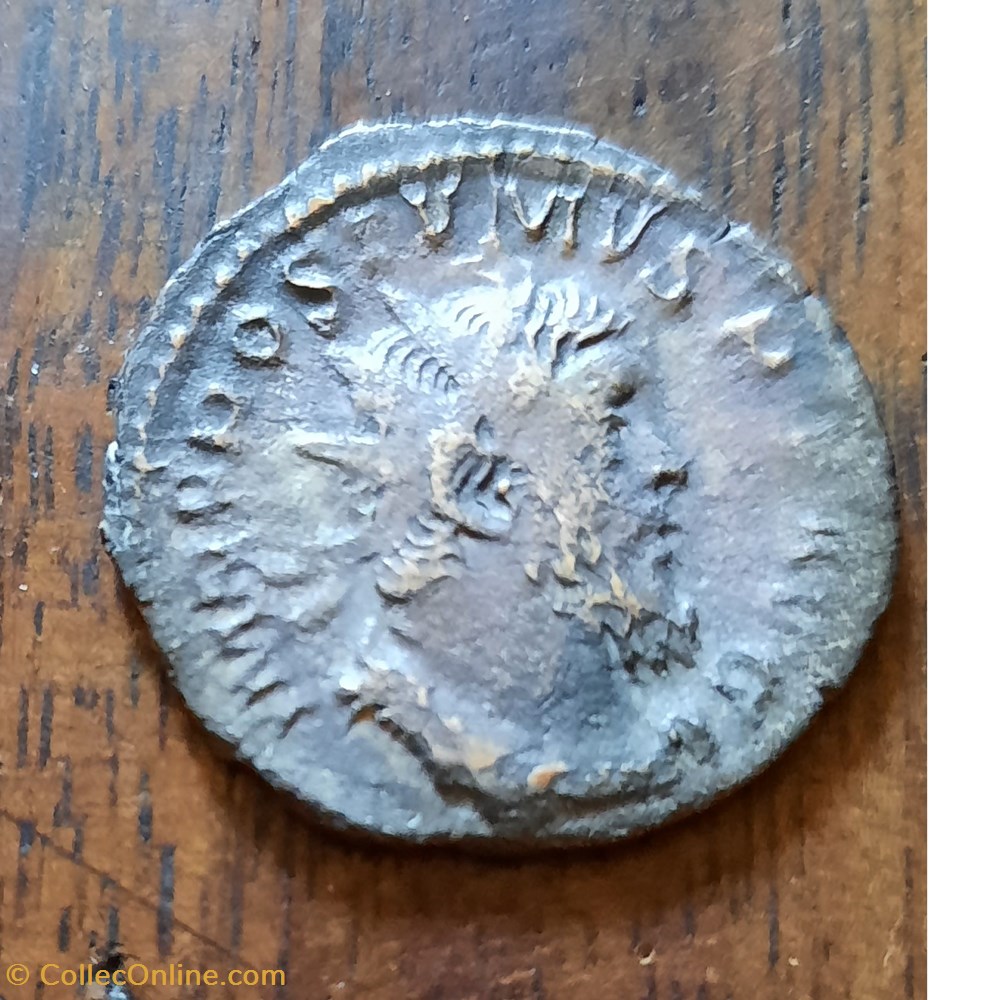 Postume A/Buste radie a d R/La Fidelite debout a gauche +261D22.5 P 3.60g RCV10940 C67 RIC 59 monnaie antique av jc ap romaine republicaine imperiale postume a buste radie a d r la fidelite debout a gauche 261d22 5 p 3 60g rcv10940 c67 ric 59
