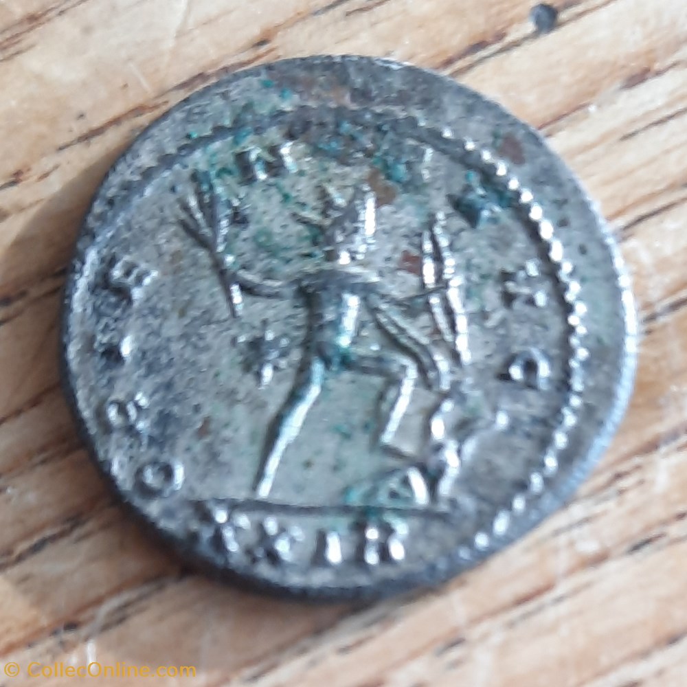 Aurelien A/Buste radie a d R /Soleil nue debout a d D22.1 P4.32g C159 RIC 5-1/64 monnaie antiquite av jc ap romaine republicaine imperiale aurelien a buste radie a d r soleil nue debout a d d22 1 p4 32g c159 ric 5 1 64
