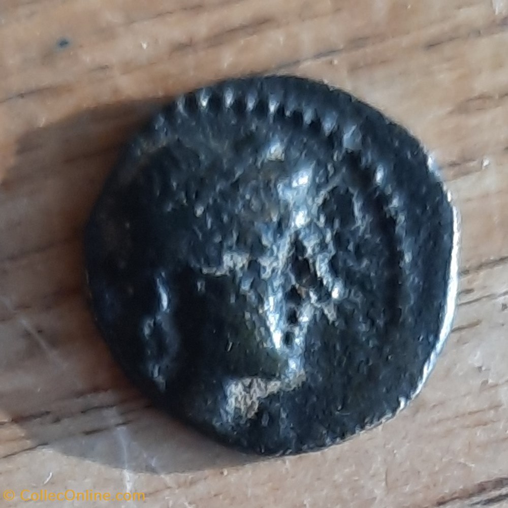 monnaie antique av jc gauloise marseille pb au taureau a tete apollon a d r taureau a d 150 100 d14 2 p1 67g feugere pbm 40 4