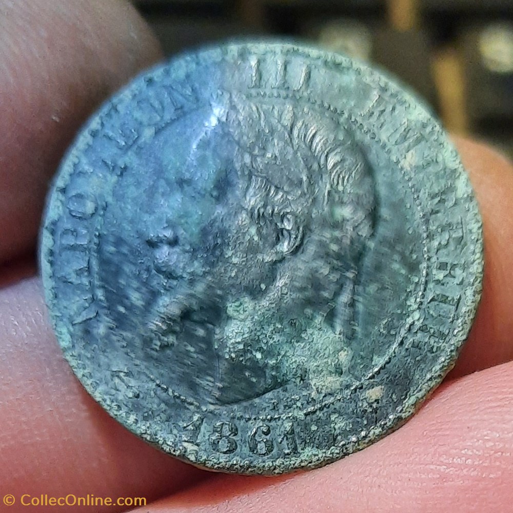Napoleon 3 A/Tete nue a g R/ Aigle D25 P4.34g F117/3 monnaies france modernes napoleon 3 a tete nue a g r aigle d25 p4 34g f117 3