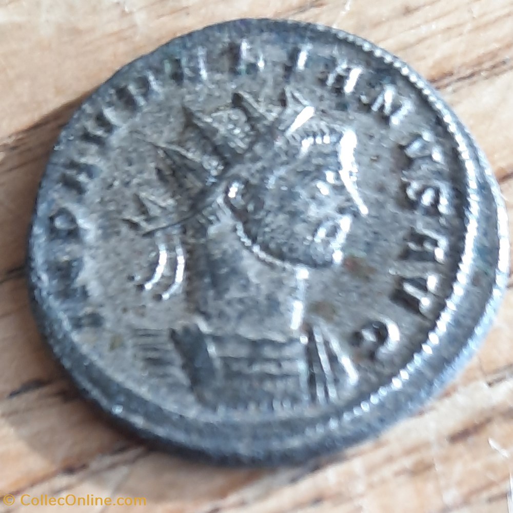Aurelien A/Buste radie a d R /Soleil nue debout a d D22.1 P4.32g C159 RIC 5-1/64 monnaie antiquite av jc ap romaine republicaine imperiale aurelien a buste radie a d r soleil nue debout a d d22 1 p4 32g c159 ric 5 1 64