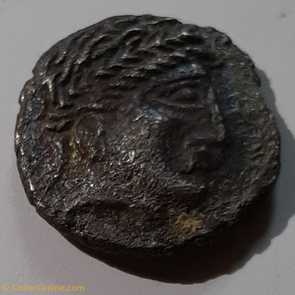 monnaie antique jc ap gauloise cavares a tete lauree a d r buste de cheval a d d14 5 p2 19g dt3045 3046 bn2537