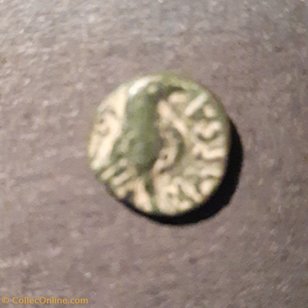 monnaie antique av jc ap gauloise marseille pb a l aigle a tete de minerve a d r aigle macca 49 25 d12 p1 70 feugere pbm 85