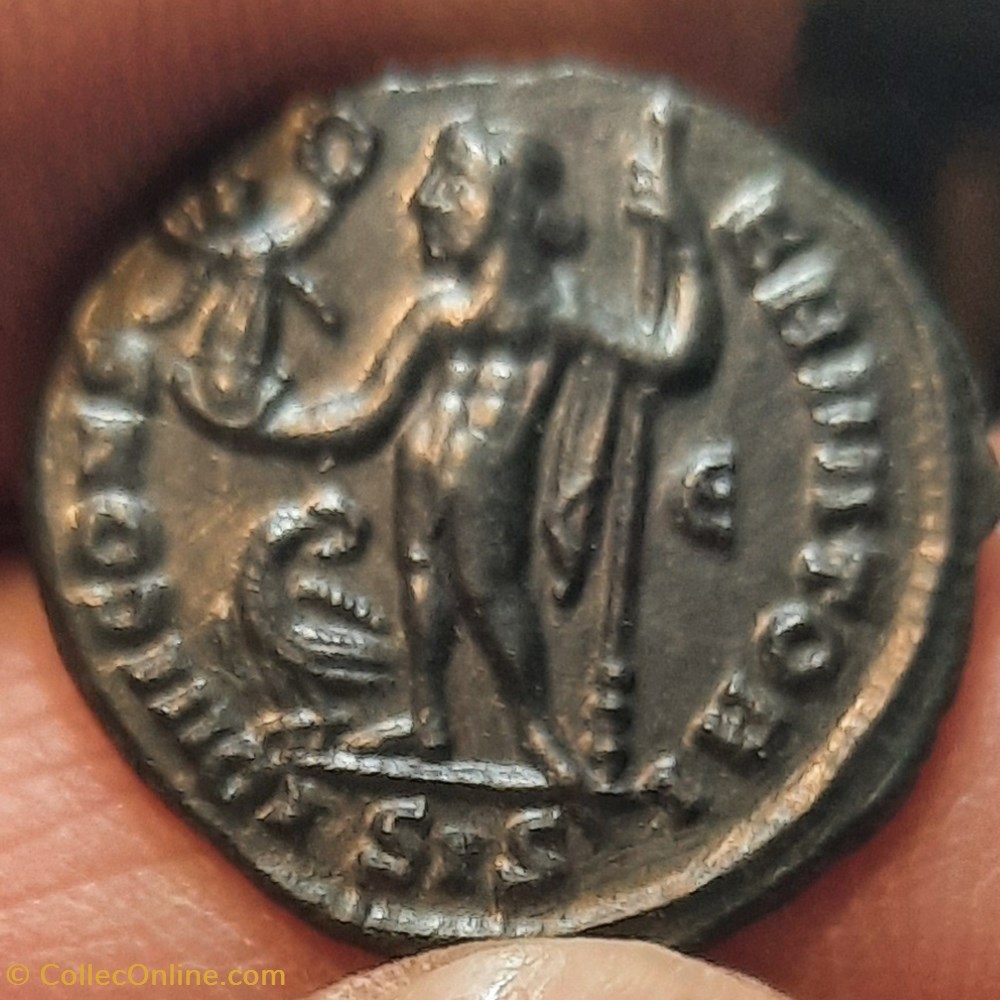 Licinivs 1° A / Tete lauree a d R/Jupiter ebout a g D21.2 P3.74g RIC 17 (R3) RCV15205 C 83 RIC 225 monnaies antiquite av jc ap romaines republicaines imperiales licinivs 1 a tete lauree a d r jupiter ebout a g d21 2 p3 74g ric 17 r3 rcv15205 c 83 ric 225