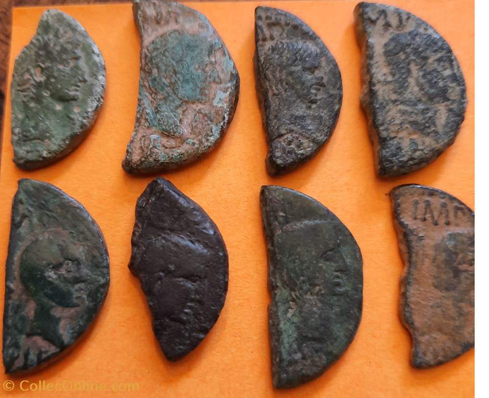 I/2 Dupondius de Nimes monnaies antiques a i 2 dupondius de nimes
