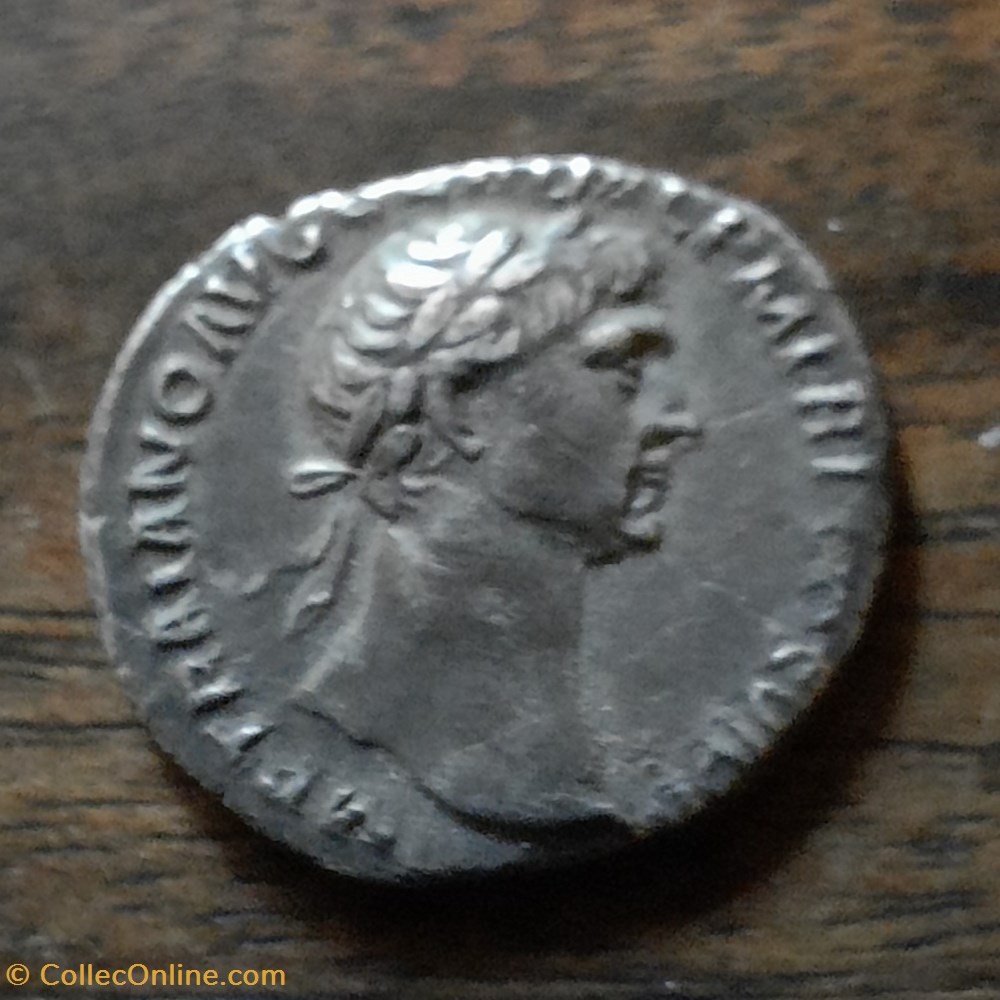 Trajan A/Buste a d R/Felicite debout de face D9.1 P 3.02g RIC 171 (172) C 404 monnaie antique av jc ap romaine republicaine imperiale trajan a buste a d r felicite debout de face d9 1 p 3 02g ric 171 172 c 404