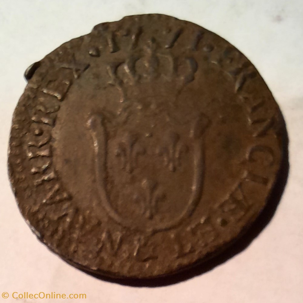 monnaie royale louis xv a tete lauree a d r ecu de france couronne d 25 5 p 5 58g g274 c 2145 dr 577