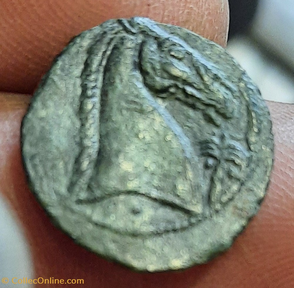 Grecque Carthage 4 monnaies antiques grecque carthage