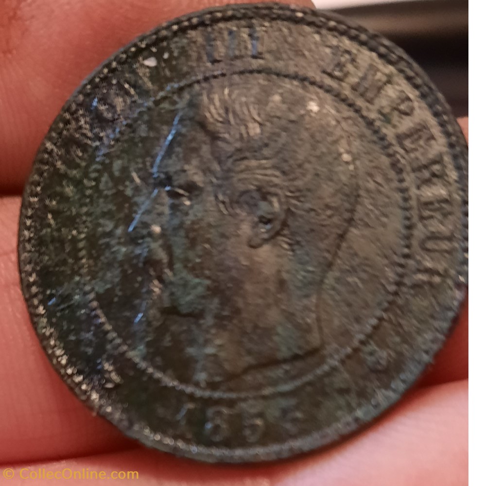 Napoleon 3 A/Tete nue a g R/Aigle D30.1 P9.35g F 133/8 monnaies france modernes napoleon 3 a tete nue a g r aigle d30 1 p9 35g f 133 8