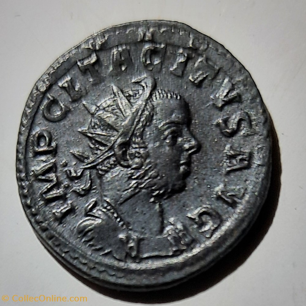 Tacite A / Buste radie a d R / Paix debout a g D 21.9 P3.98g ric 33 c 64 monnaie antique av jc ap romaine republicaine imperiale tacite a buste radie a d r paix debout a g d 21 9 p3 98g ric 33 c 64