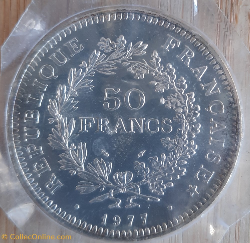 France 50 francs A/Couronne R/ Hercule entre Liberte et Egalite D 41 P 30g F427/5 monnaie moderne france 50 francs a couronne r hercule entre liberte et egalite d 41 p 30g f427 5