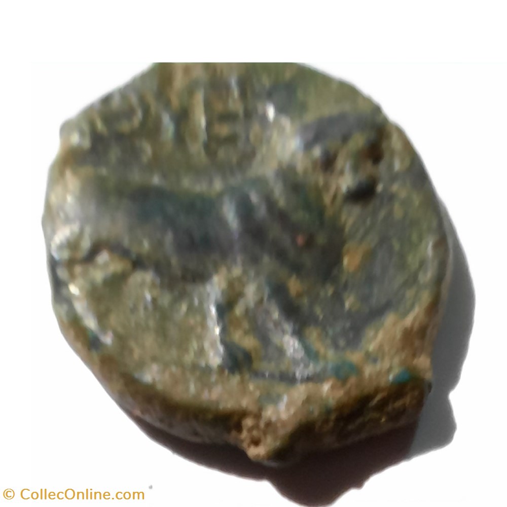 monnaie antique jc gauloise cavares a tete d apollon a d r taureau a d 75 50 d14 1 p 1 96g feugere avi 2519 maurel 1120
