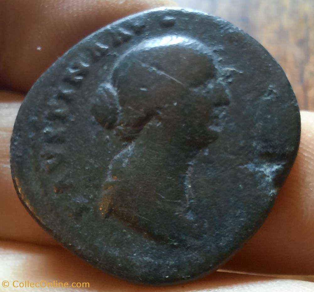 Rome Faustine mére monnaies antiques rome faustine mere