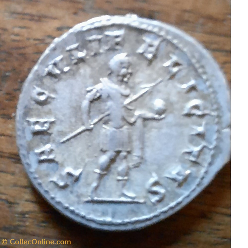 Gordien 3 A/Buste radie a d R / Empereur debout a d D23 P4.63g RC 2460 RIC 216e C 319 monnaie antique av jc ap romaine republicaine imperiale gordien 3 a buste radie a d r empereur debout a d d23 p4 63g rc 2460 ric 216e c 319