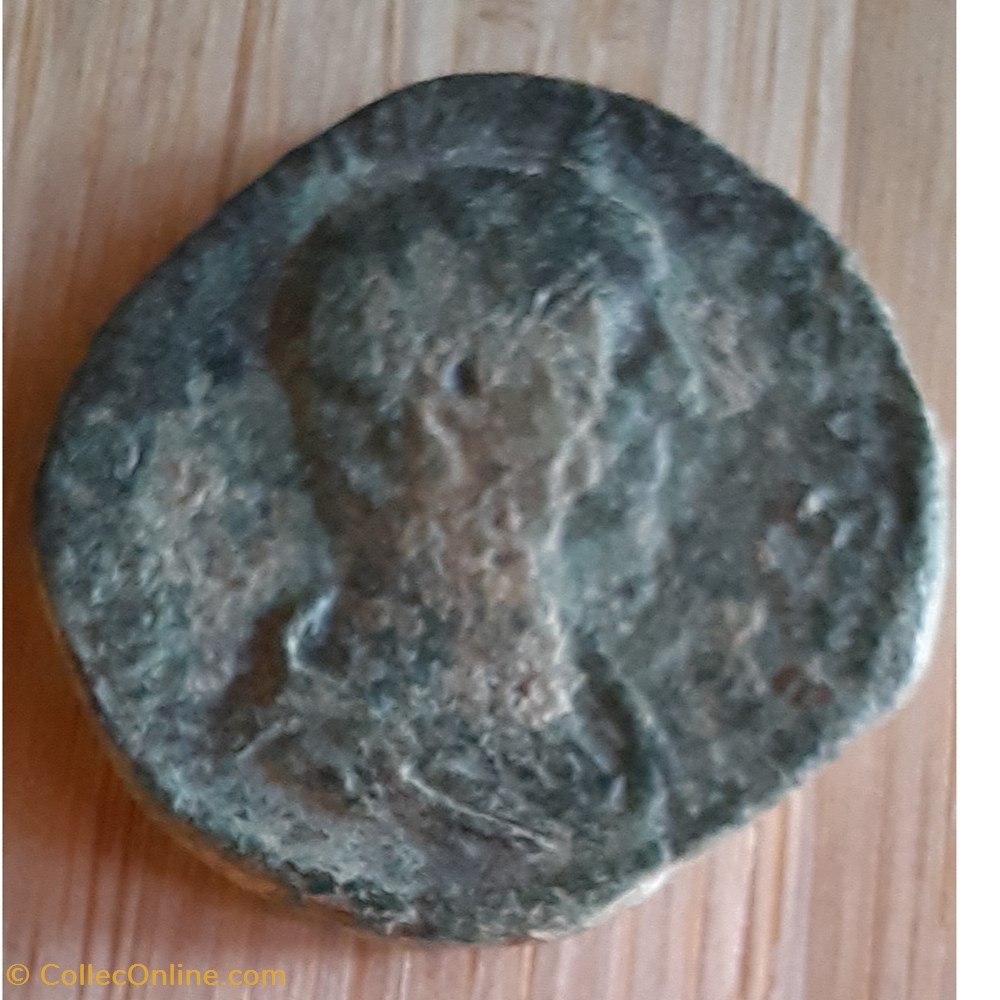 monnaie antique av jc ap romaine republicaine imperiale julia mamee a buste diademe a d r vesta debout a gd 30 3 p20 05g rcv 8236 ric708 c83