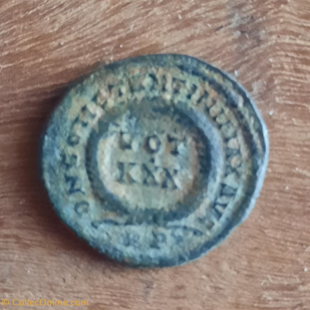 Constantin 1° A/Busta laure a d R/ Couronne de laurier D 20.1 P 2.88 RIC320 BMR N°BD 87479 monnaie antique av jc ap romaine republicaine imperiale constantin 1 a busta laure a d r couronne de laurier d 20 1 p 2 88 ric320 bmr n bd 87479