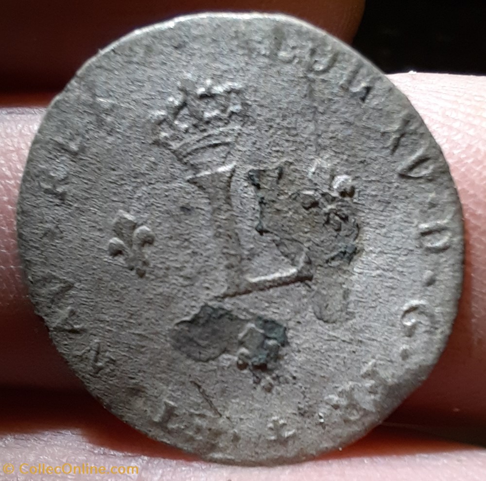 Louis xv A L couronne de 3 lis R/L cursive et rameau D22.2 1.65g C2138 G281 DY1690 monnaies france royales louis xv a l couronne de 3 lis r l cursive et rameau d22 2 1 65g c2138 g281 dy1690