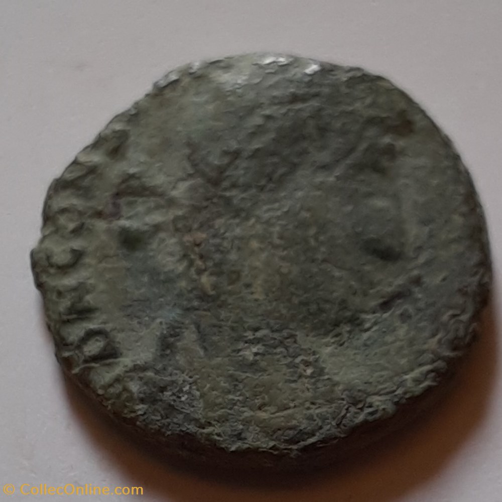 Constance 2 A / Tete nue a d R /Soldats +353+355 D 15 P1.95g RIC 208 monnaies antiques romaines imperiales republicaines constance 2 a tete nue a d r soldats 353 355 d 15 p1 95g ric 208