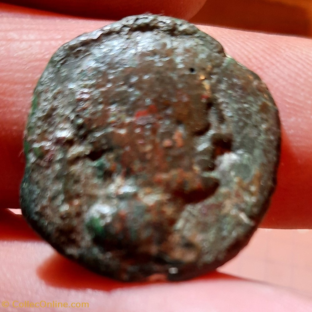 Longostales Narbonne A/Tete a d ,massue R/Lion a d -121-45 D25.6 P8.46g LT2416 RIG 85 monnaies antiquite av jc ap celtes longostales narbonne a tete a d massue r lion a d 121 45 d25 6 p8 46g lt2416 rig 85