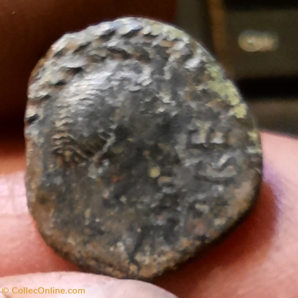 Cavares A/ Tete Mars a d R/ Tete Apollon a d -30-40 D13.2 P1.48 LT2572 Feugere 2563/2572 monnaies antiquite jc gauloises cavares a tete mars a d r tete apollon a d 30 40 d13 2 p1 48 lt2572 feugere 2563 2572