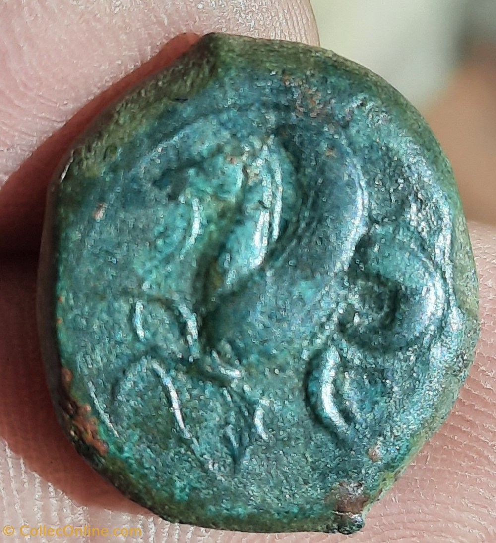 Grece Syracuse 2 monnaies antiques grece syracuse