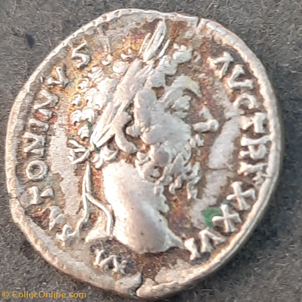 monnaie antique av jc ap romaine republicaine imperiale marc aurele a tete lauree a d r mars debout a d 173 d18 5 p 3 03 rcv 4901
