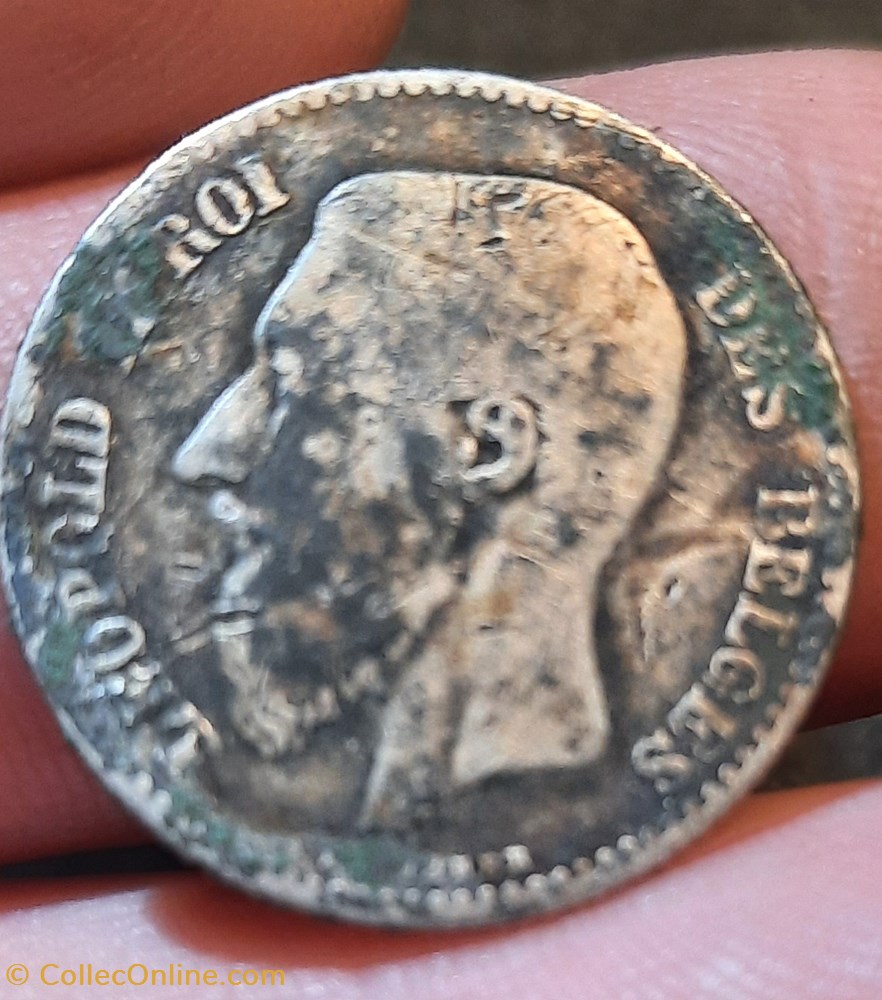 Leopol 1° A/Tete nue a g R/ Armoiries D23.5 P4.54g KM19/28.1 monnaies monde belgique leopol 1 a tete nue a g r armoiries d23 5 p4 54g km19 28 1