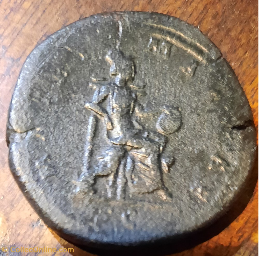 Faustine la jeune A/Buste drape a d R/ Cybele assise a d -165-175 D32.4 P27.57gRCV5281 C169 RIC1663 monnaie antique av jc romaine republicaine imperiale faustine la jeune a buste drape a d r cybele assise a d 165 175 d32 4 p27 57grcv5281 c169 ric1663