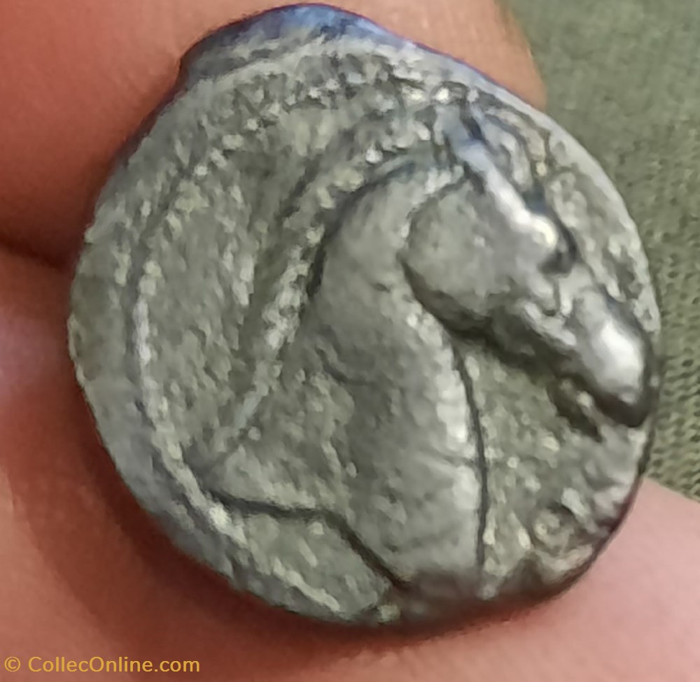 Grecque Sicile Zeugitane 3 monnaies antiques grecque sicile zeugitane