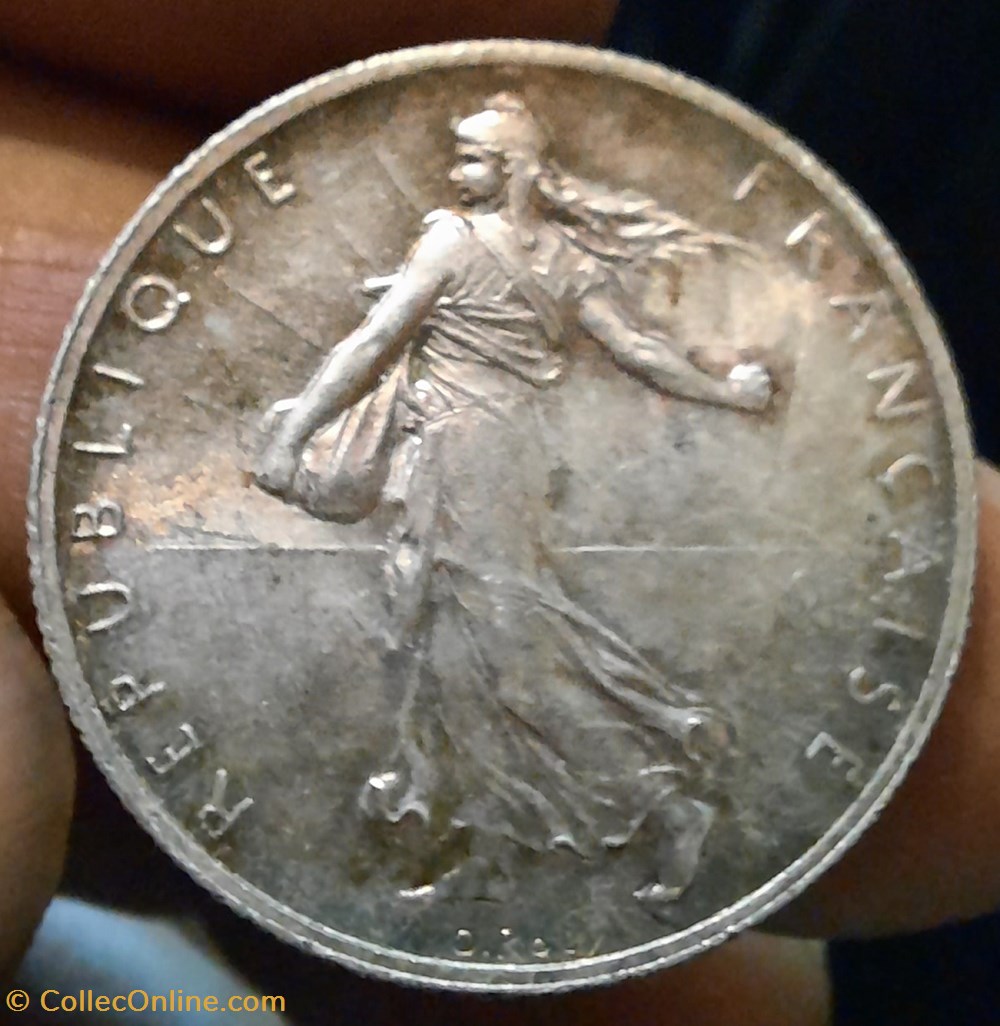 Troisieme Republique 2 frs Semeuse 1918 monnaies monde france troisieme republique 2 frs semeuse 1918