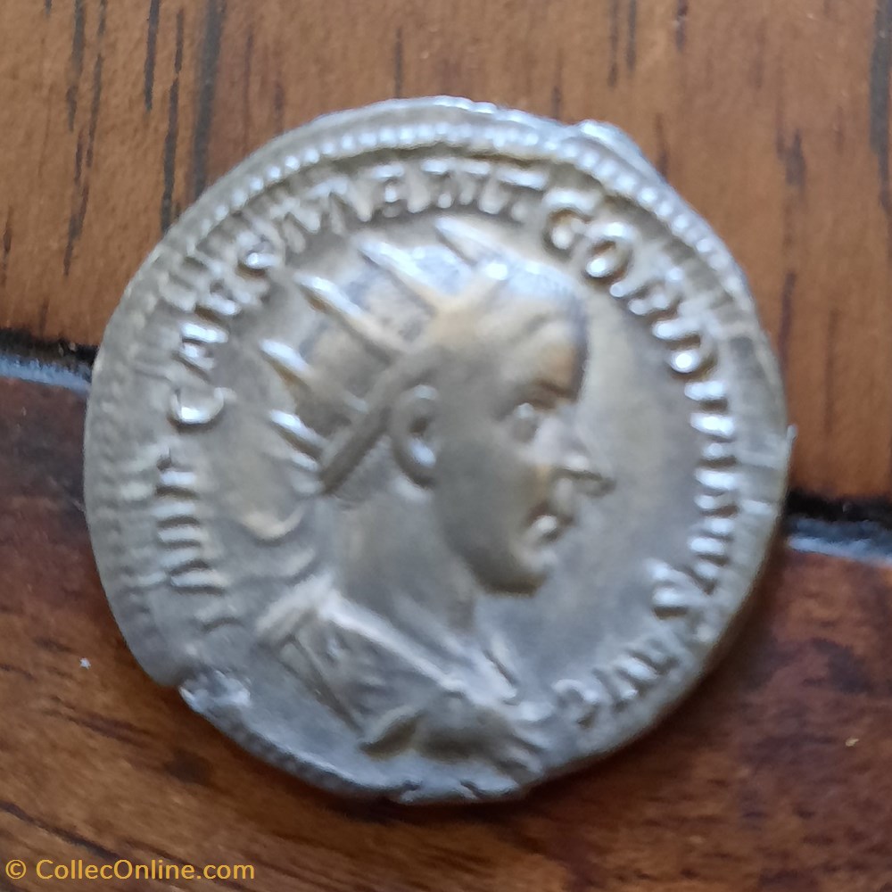 Gordien3 A/Buste radie a d R/Equite debout de face +239-240 21.3 P3.97g RCV8602 C25 RIC 63 monnaie antique av jc ap romaine republicaine imperiale gordien3 a buste radie a d r equite debout de face 239 240 21 3 p3 97g rcv8602 c25 ric 63