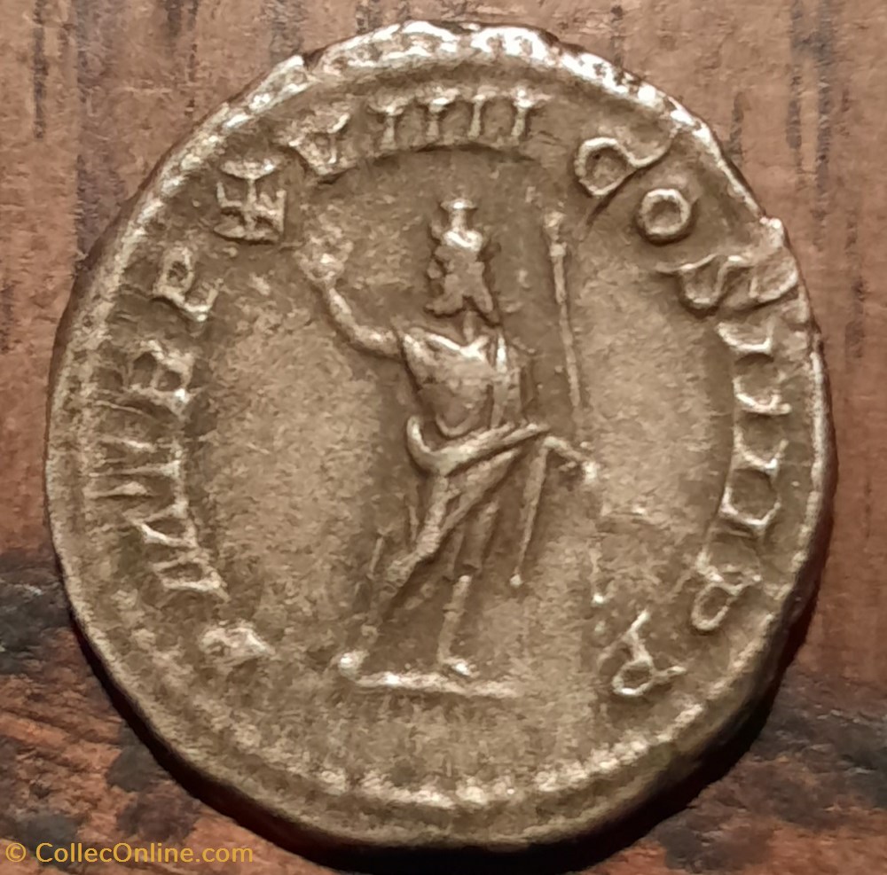 Caracalla A/ Tete lauree a d R/Serapis debout de face +216 D19.8 P3.25g RIC 280c monnaie antique av jc romaine republicaine imperiale caracalla a tete lauree a d r serapis debout de face 216 d19 8 p3 25g ric 280c