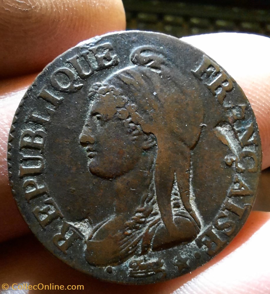 monnaies france modernes directoire a buste liberte a g r legende dans le champ couronne de chene d27 4 p10 55g franc 115 4