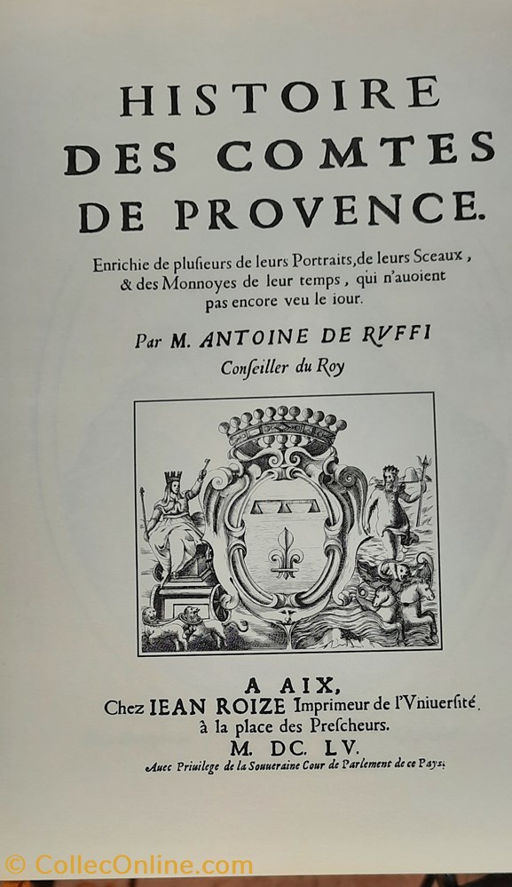 livres bd revues histoire des comtes de provence antoine de ruffi reedition1999 numero 0506 edition des traboules