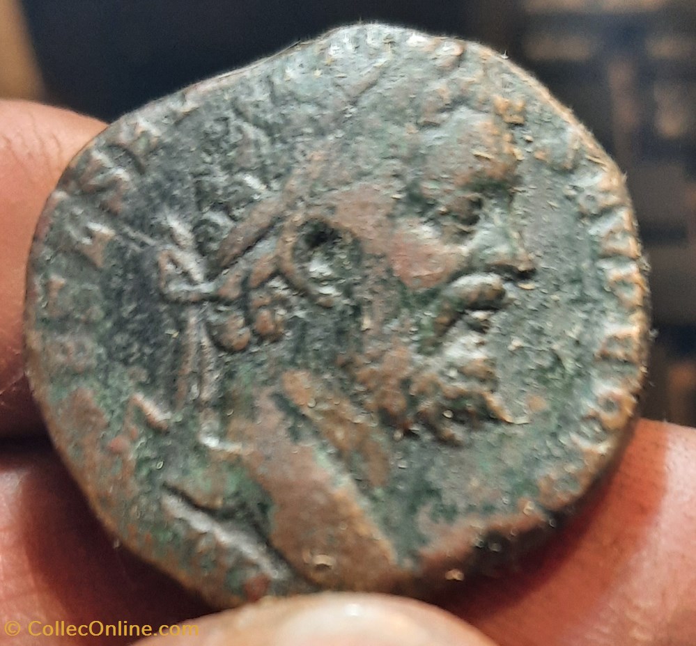 Septime Severe A/Tete luree a d R/Aigle legion D27.9 P21.74g RCV6413 RIC652 C275 monnaies antiquite av jc ap romaines republicaines imperiales septime severe a tete luree a d r aigle legion d27 9 p21 74g rcv6413 ric652 c275
