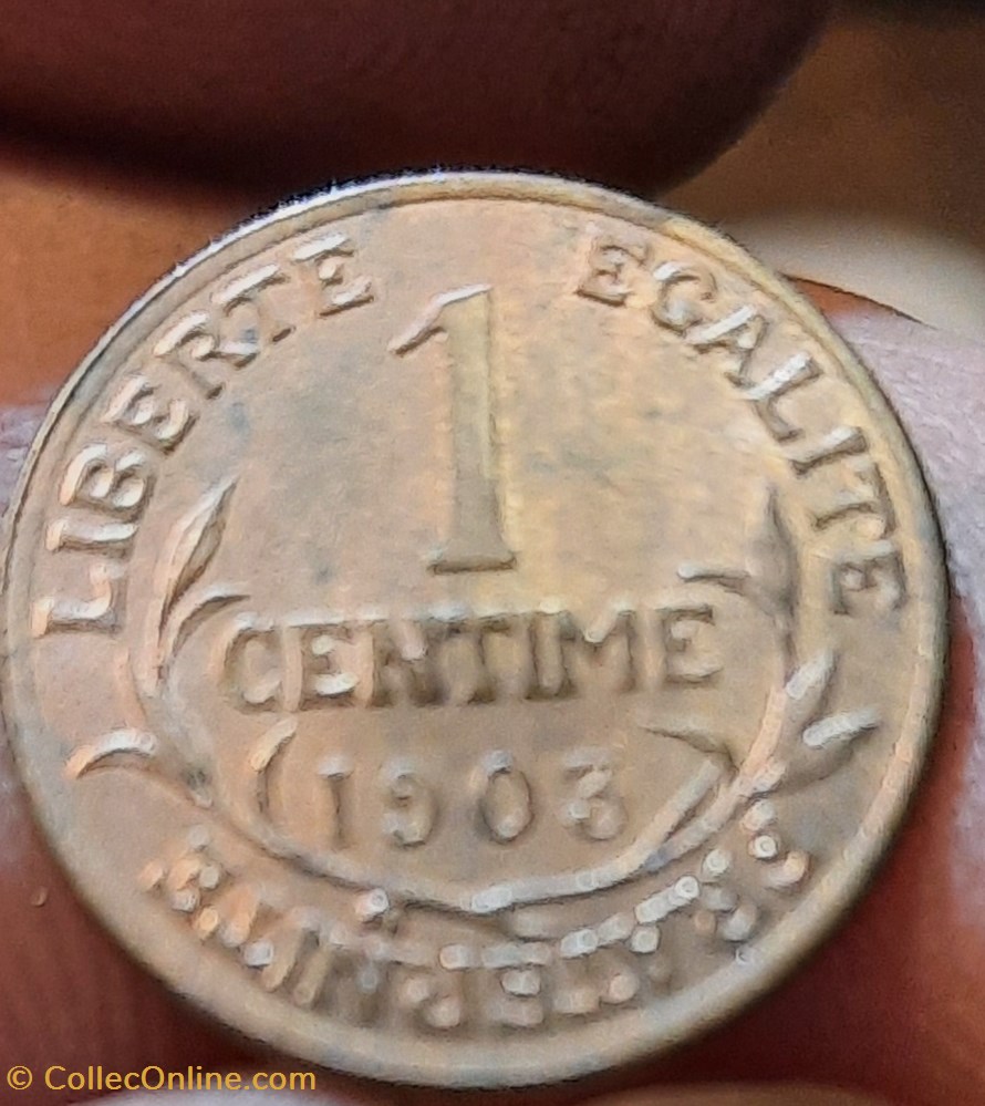 Troisieme Republique A/ Tete de Liberte a d R/ Legende ,branche d olivier D15.2 P1g F105/8 monnaies france modernes troisieme republique a tete de liberte a d r legende branche d olivier d15 2 p1g f105 8